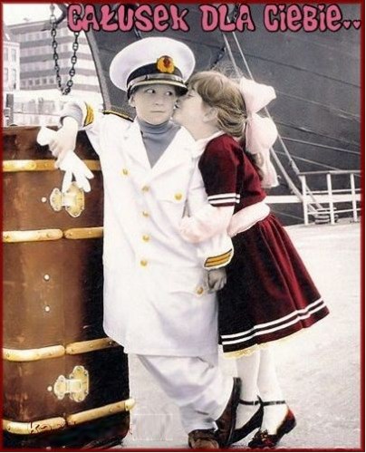 Całusek dla Ciebie mężczyzno